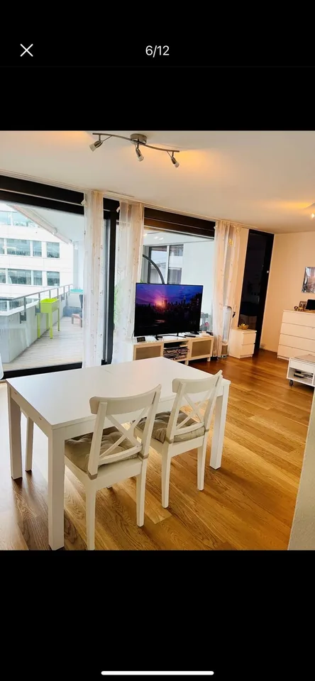 Modern 2.5 room apt., 72 sqm, huge balcony, garage and private washing machine. Permanent lease