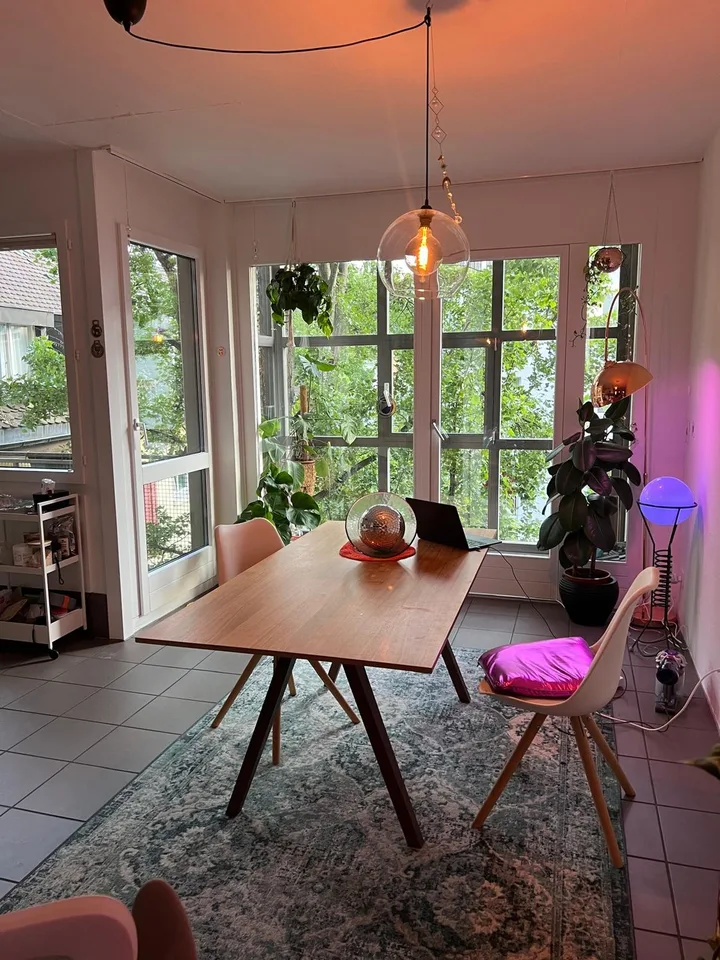 Open & bright 2.5br apartment in Seefeld from 1. Sept, 5min from Chinagarten, massive rooftop, CHF 2’850.- (incl. NK)