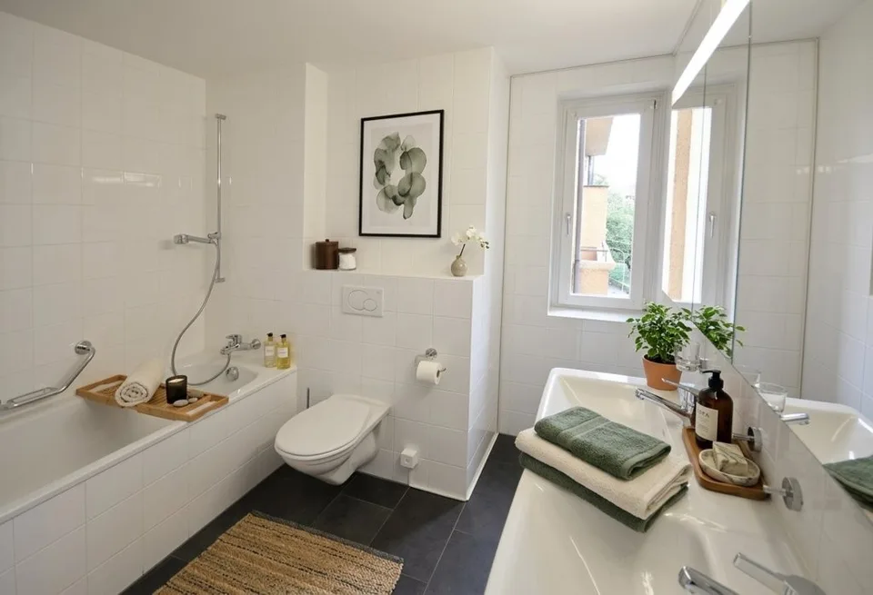 Wohnen, wo Basel am schönsten ist - Altbauwohnung am Basler Rheinbord