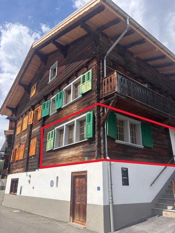 Frisch renovierte 2-Zimmer-Wohnung in Trun (Campliun)