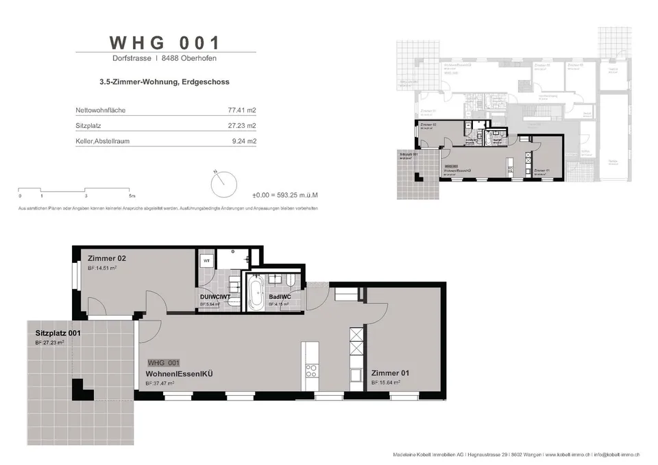 3 ½ Zimmer-Wohnung, 8488 Turbenthal