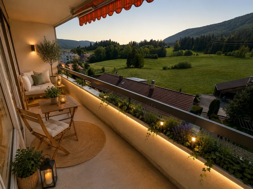 Charmant appartement de 4,5 pièces fraîchement rénové avec balcon à Bévilard