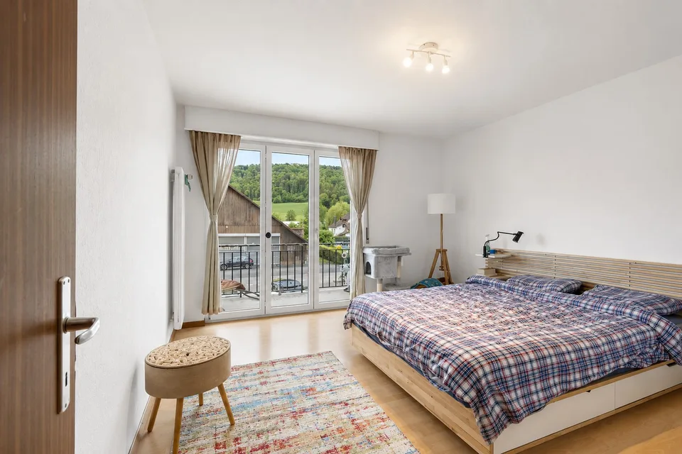 "Charmant appartement de 3.5 pièces dans un cadre calme et proche de la nature 🌿"