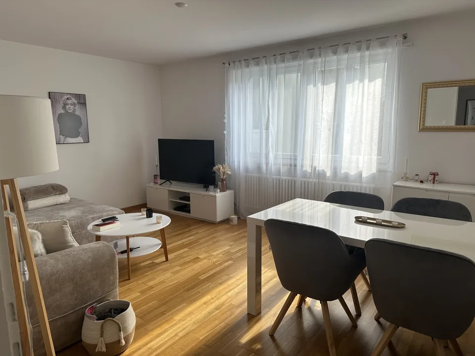 Bright, spacious 3-room apartment near the train station