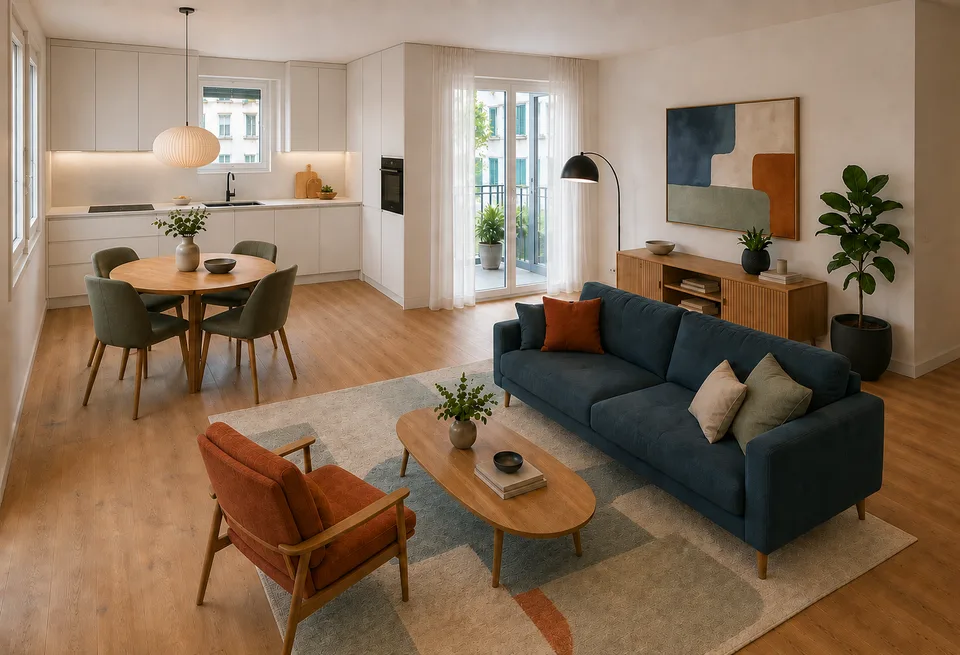 Erstbezug: Moderne 2.5-Zimmer-Wohnung im Dorfkern von Sachseln ab 1. November