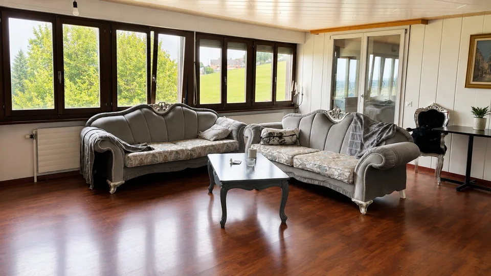 Furnished Room with Stunning Lake & Mountain Views – Quiet Location