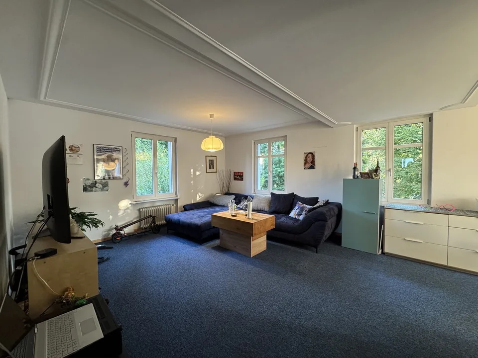 Quiet, bright shared flat room