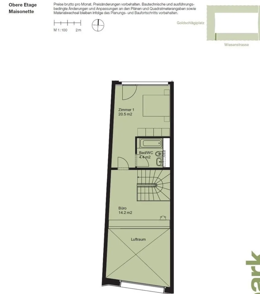 2.5-Maisonettewohnung