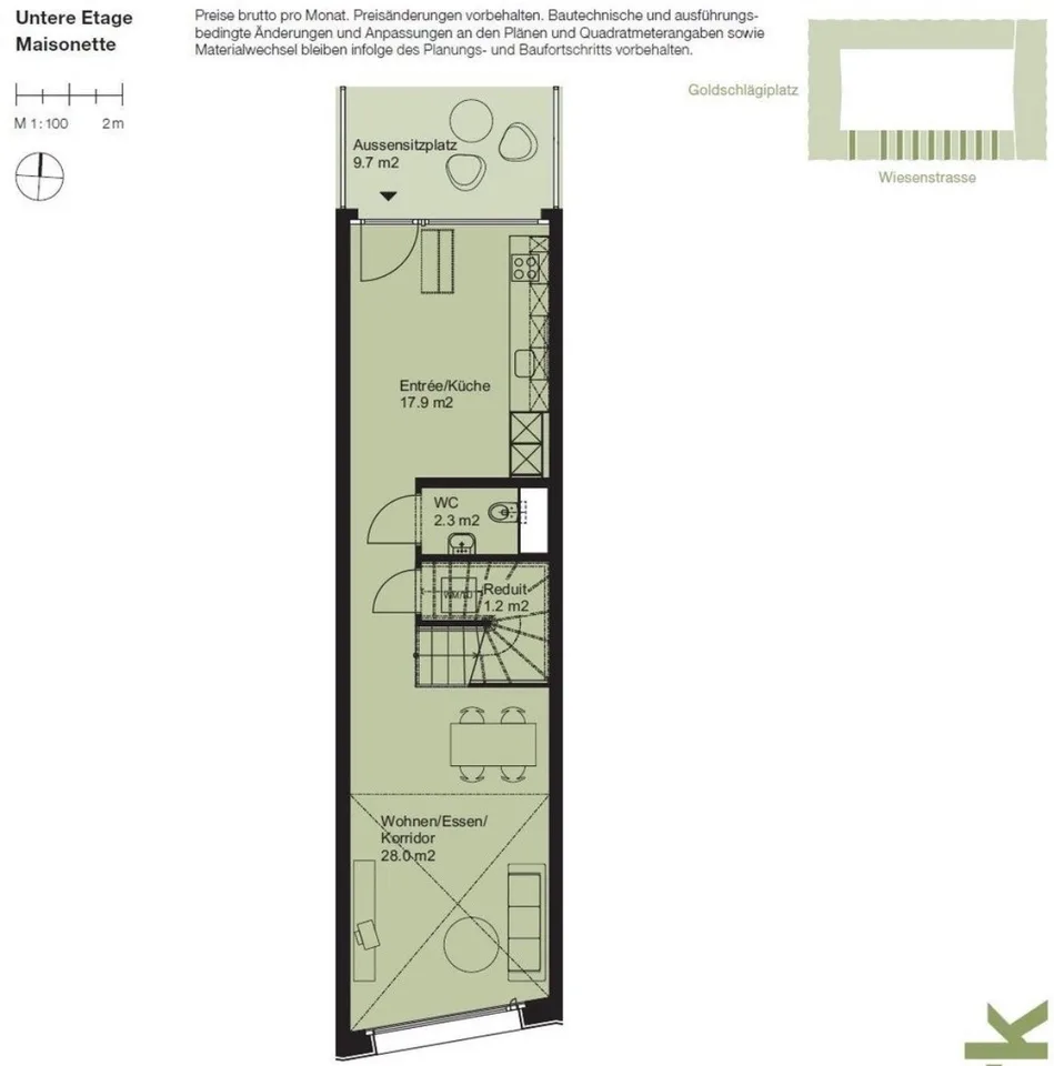 2.5-Maisonettewohnung
