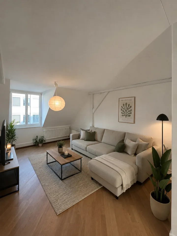 Bright 20 m² Room in Duplex with Rooftop Terrace in Kreis 4
