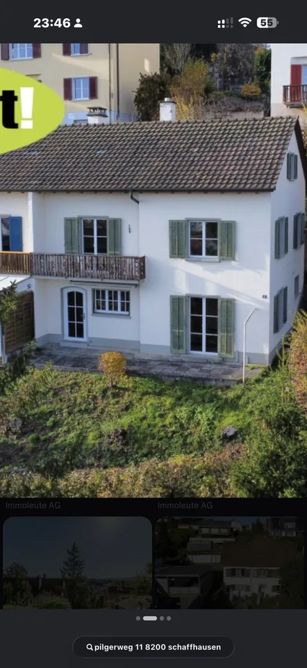 Charmantes 5.5-Zimmer EFH mit Aussicht in Schaffhausen