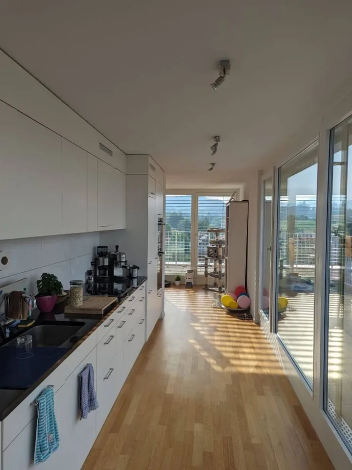 Penthouse Wohnung mit fantastischer Sicht und Terrasse.
