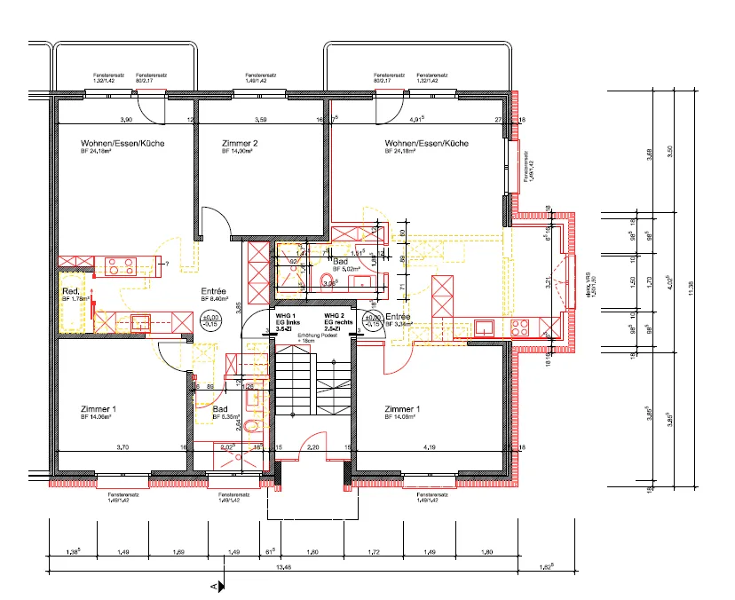 Helle, neu sanierte 2.5-Zimmer-Wohnung am Breitenweg 35