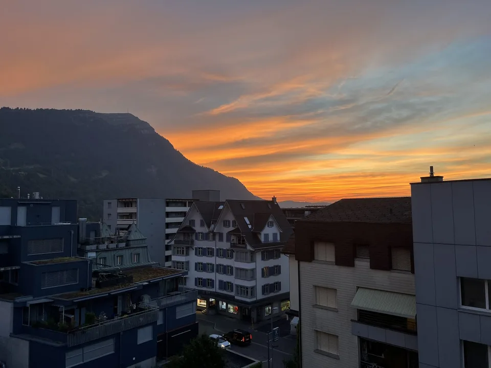Wunderdchöne 3.5 Attikawohnung mit Bergpanorama in Goldau