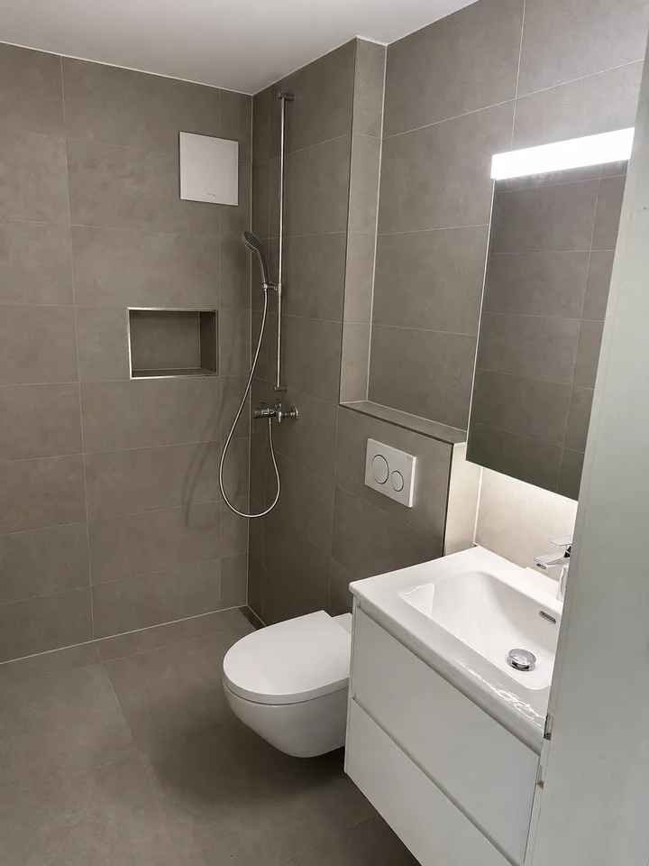 Renovated 3.5-room attic apartment with 38 m² terrace