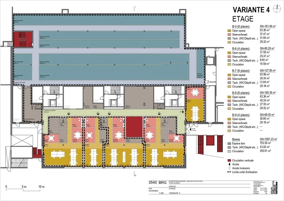 SURFACE COMMERCIALE DE 900 M² ENV. DIVISIBLE AU 1ER ETAGE – foto 11 di 12