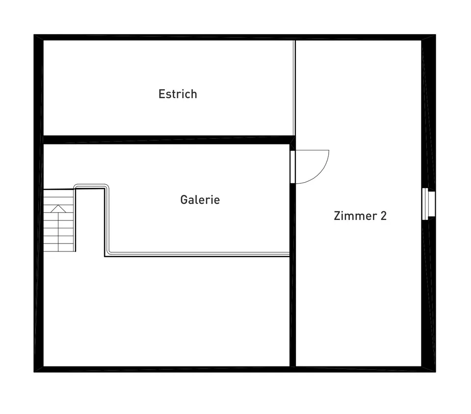 2.5 Zimmer-Maisonette-Wohnung, 2. OG