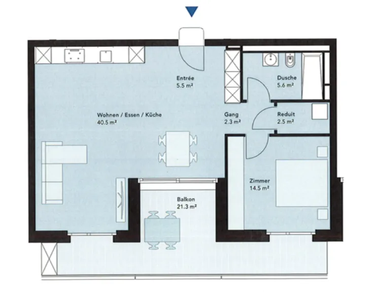 2.5-Zimmer Wohnung in Cham