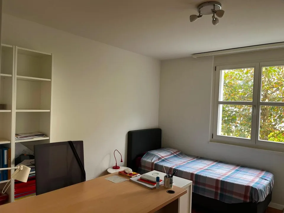 4.5-Zimmerwohnung mit schöne Aussicht auf Stadt und die Hügel