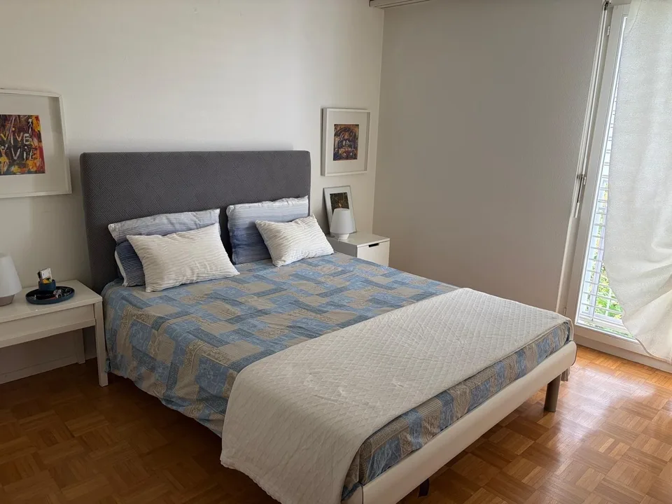 4.5-Zimmerwohnung mit schöne Aussicht auf Stadt und die Hügel