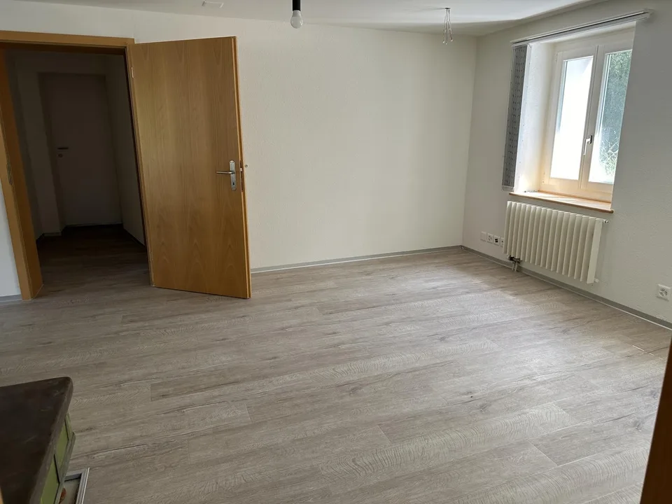 Sonnige, helle 3.5-Zimmer-Wohnung in ruhigem Einfamilienhaus-Quartier.
