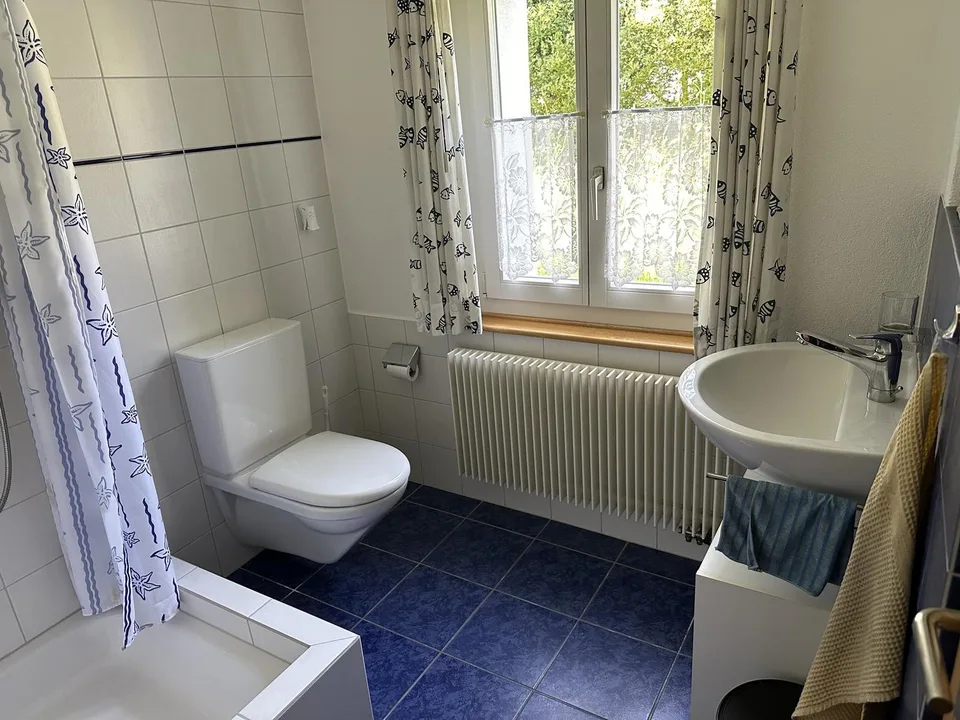 Sonnige, helle 3.5-Zimmer-Wohnung in ruhigem Einfamilienhaus-Quartier.