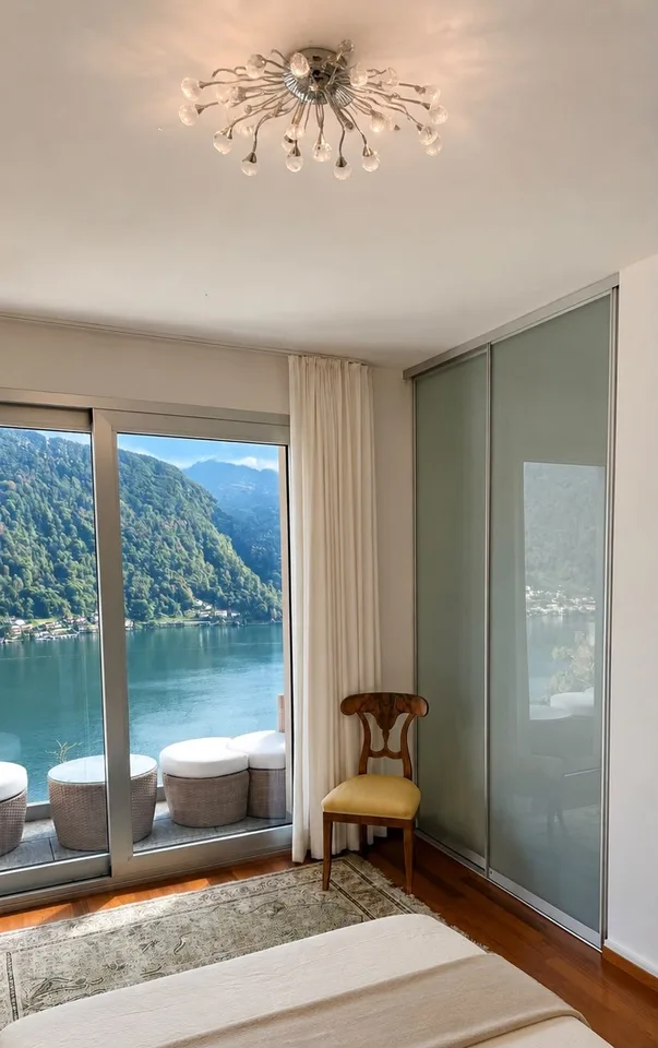 Exclusive luxury residence in Vico Morcote with a rooftop pool and the charm of Lake Lugano