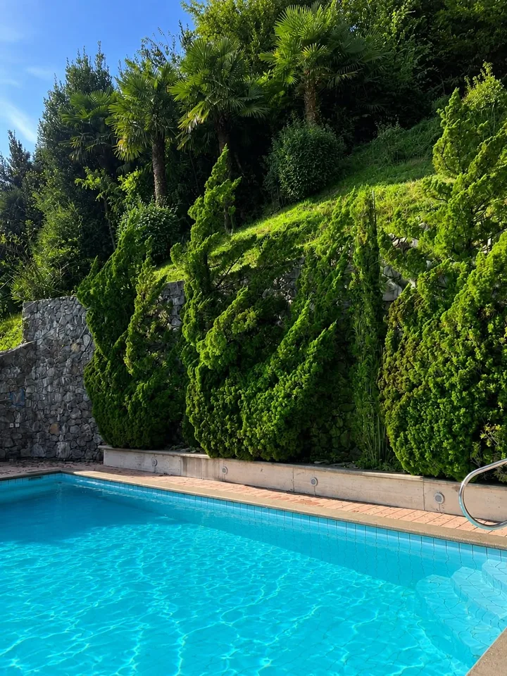Exclusive luxury residence in Vico Morcote with a rooftop pool and the charm of Lake Lugano