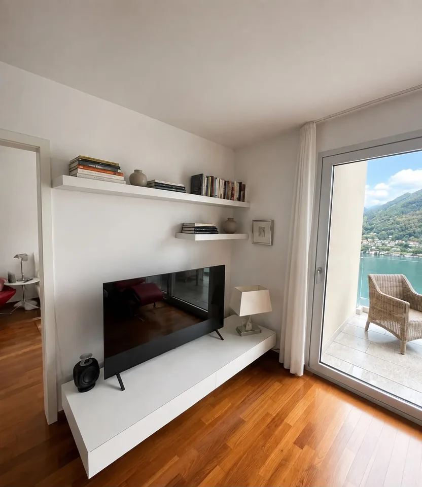 Exclusive luxury residence in Vico Morcote with a rooftop pool and the charm of Lake Lugano