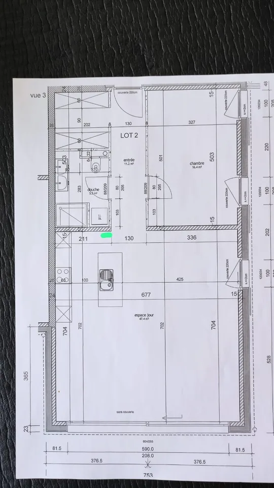 Appartement lumineux avec jardin privatif – photo 10 sur 12