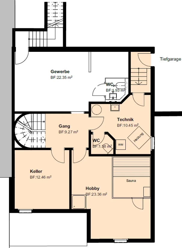 Renovierte 2.5 Zimmer-Gartenwohnung mit Wellnessbereich