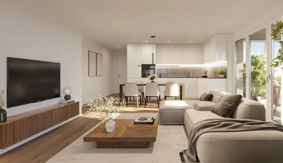 Erstvermietung im HIGH FIVE 4.5-Zimmer-Wohnung mit Wintergarten & Balkon
