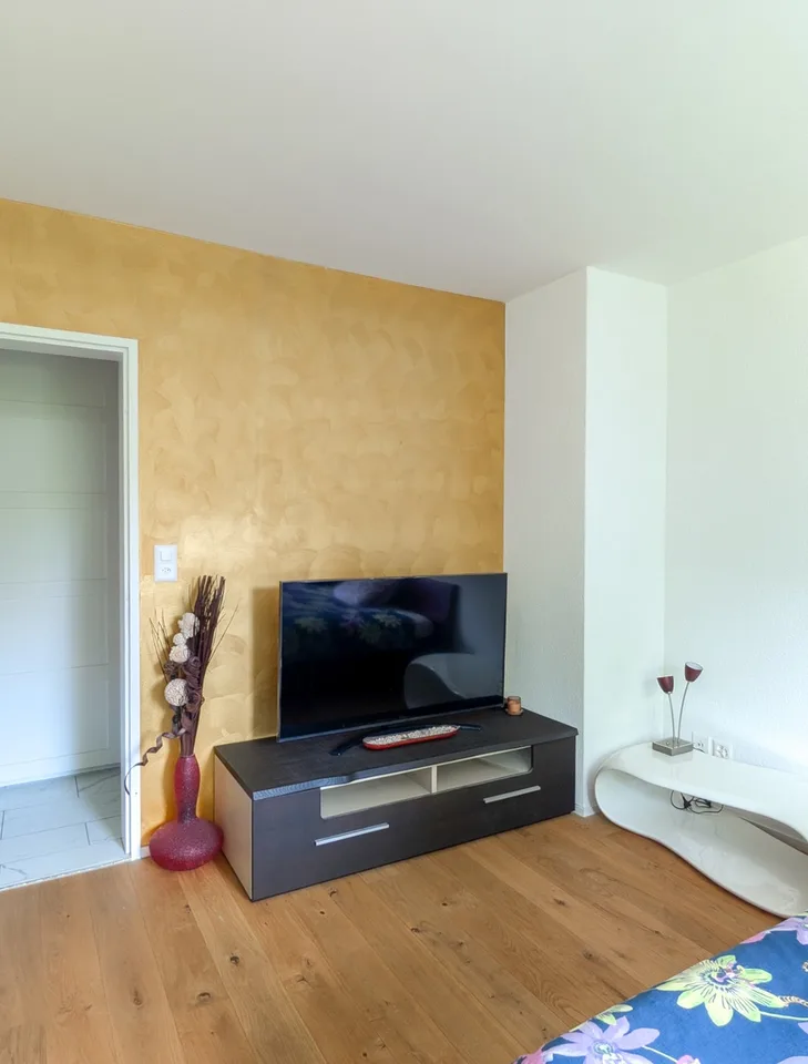 Ruhiges möbliertes 1,5-Zimmer-Apartment mit Pool / Quiet furnished 1.5-room apartment with pool
