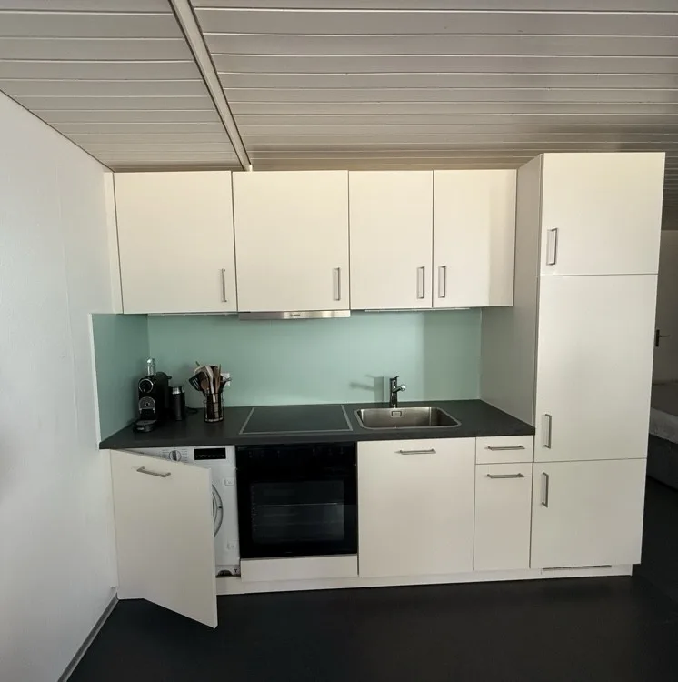 Helle 1-Zimmer-Wohnung mit modernem Ausbau und eigenem Sitzplatz in Rupperswil