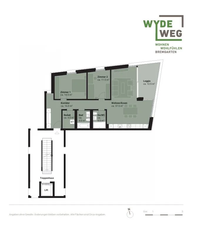Ihre moderne 3.5 Zimmerwohnung in Bremgarten