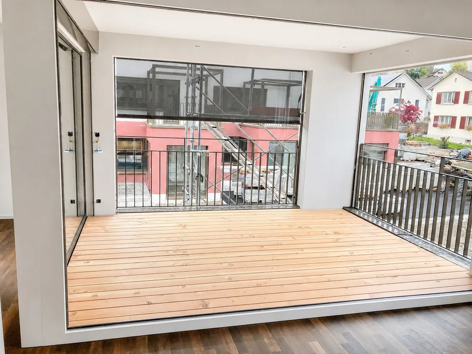Modern 4.5-Room Apartment with Panoramic Countryside Views, Loggia & EV Parking
