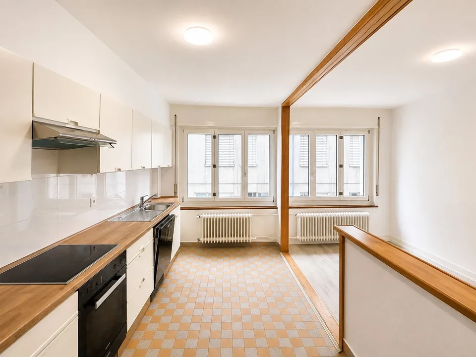Appartamento duplex di quattro locali nel centro di Friburgo