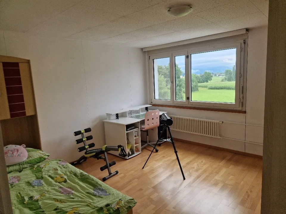 Helle 3,5 Zimmer-Wohnung mit Balkon und wunderschöner Aussicht