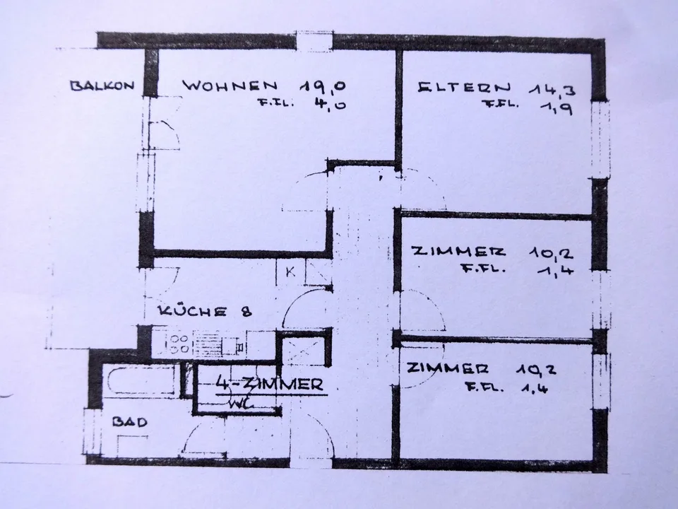 4-Zimmer Wohnung an ruhiger Lage in Aadorf