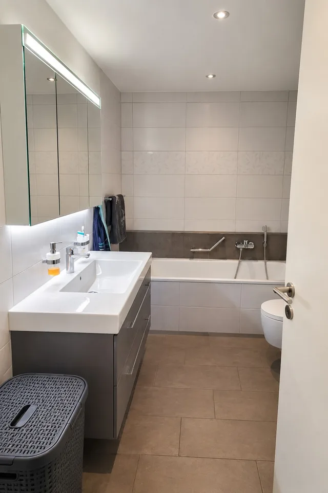 Moderne 4.5-Zimmer-Wohnung mit Wintergarten, Waschturm – Mietzins inkl. 2 Parkplätzen