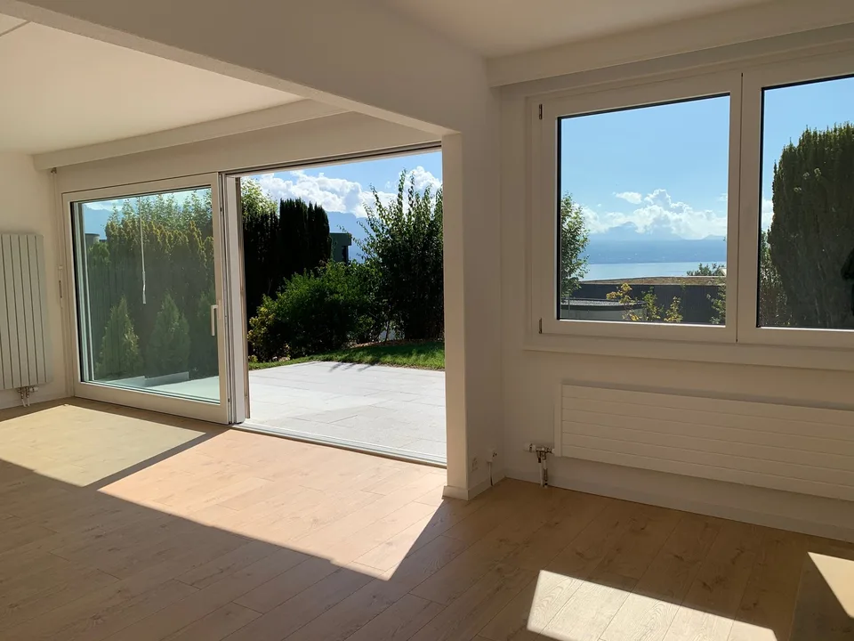 Lutry - Villa familiale de 6 pièces avec vue sur le lac