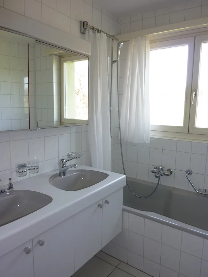 sonnige, ruhige Wohnung mit Alpenblick