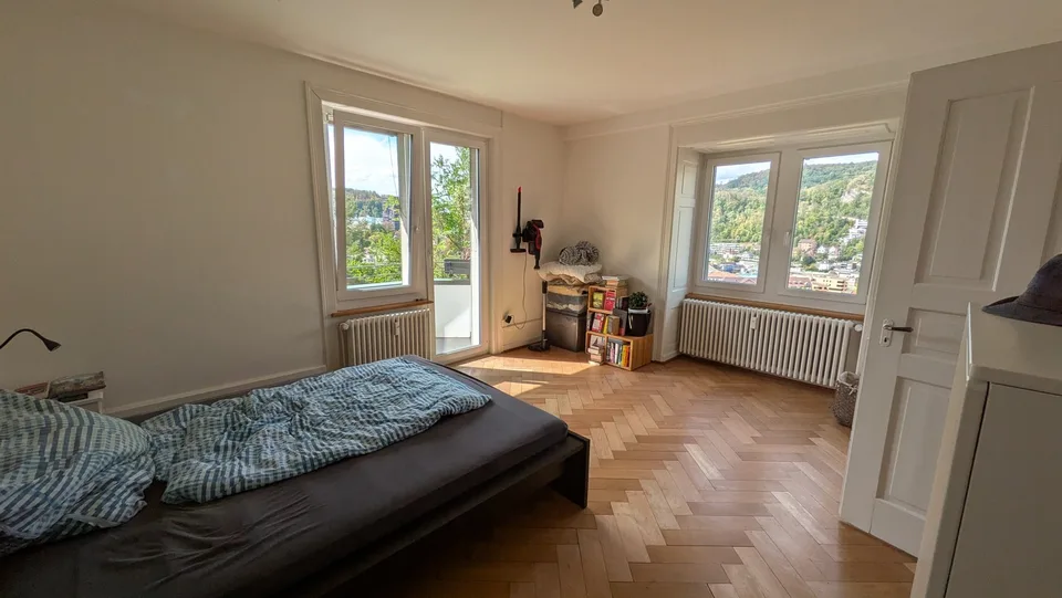 3 Zimmer Altbau Wohnung mit schöner Aussicht