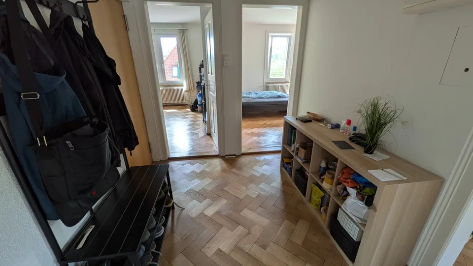 3 Zimmer Altbau Wohnung mit schöner Aussicht