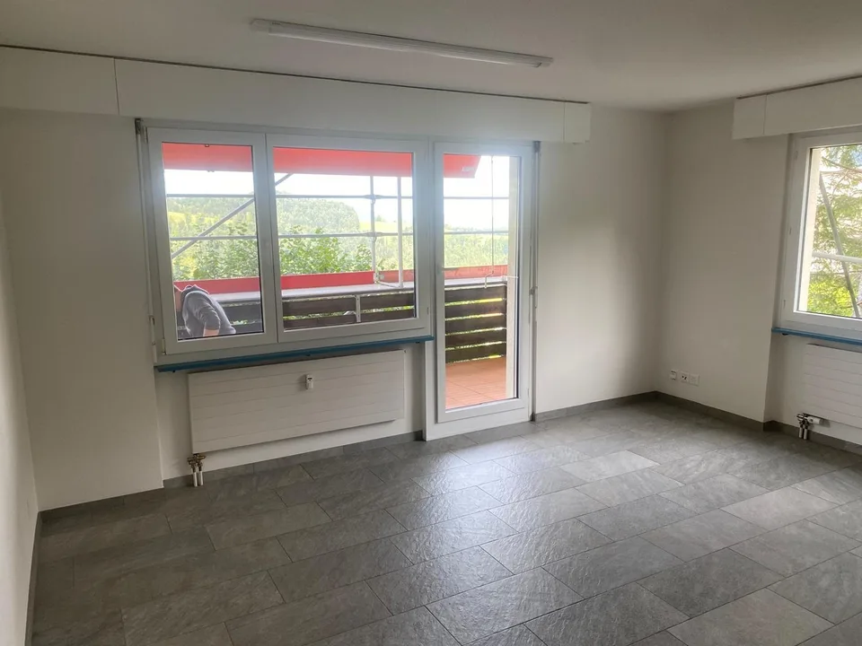 Charming 2-room apartment with balcony and fireplace