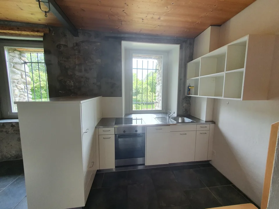 Charmante 2 Zimmer - Wohnung mit Cheminee Sitzplatz und Terasse