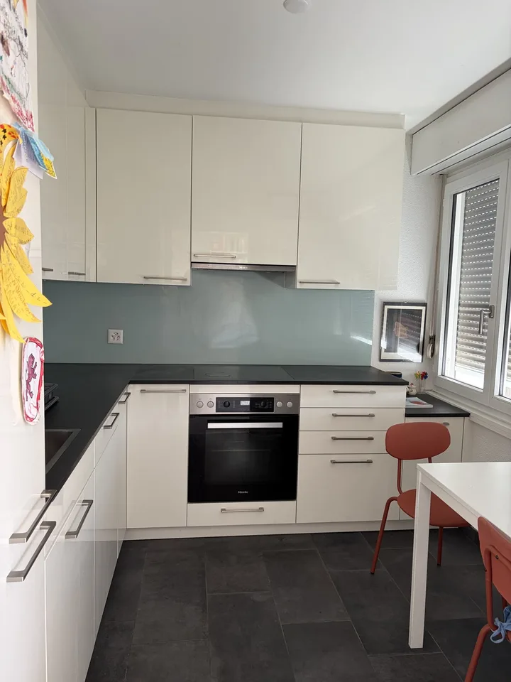 Bright 2.5-room apartment with sunny balcony and modern kitchen in Effretikon