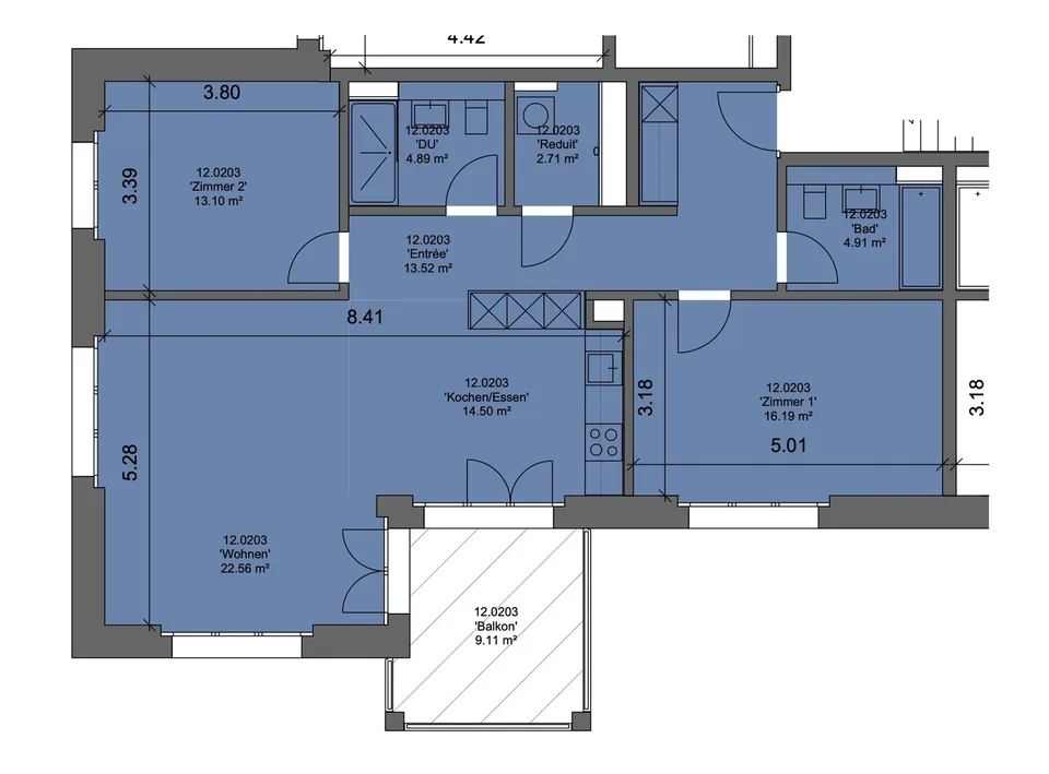 Appartement moderne dans un emplacement central