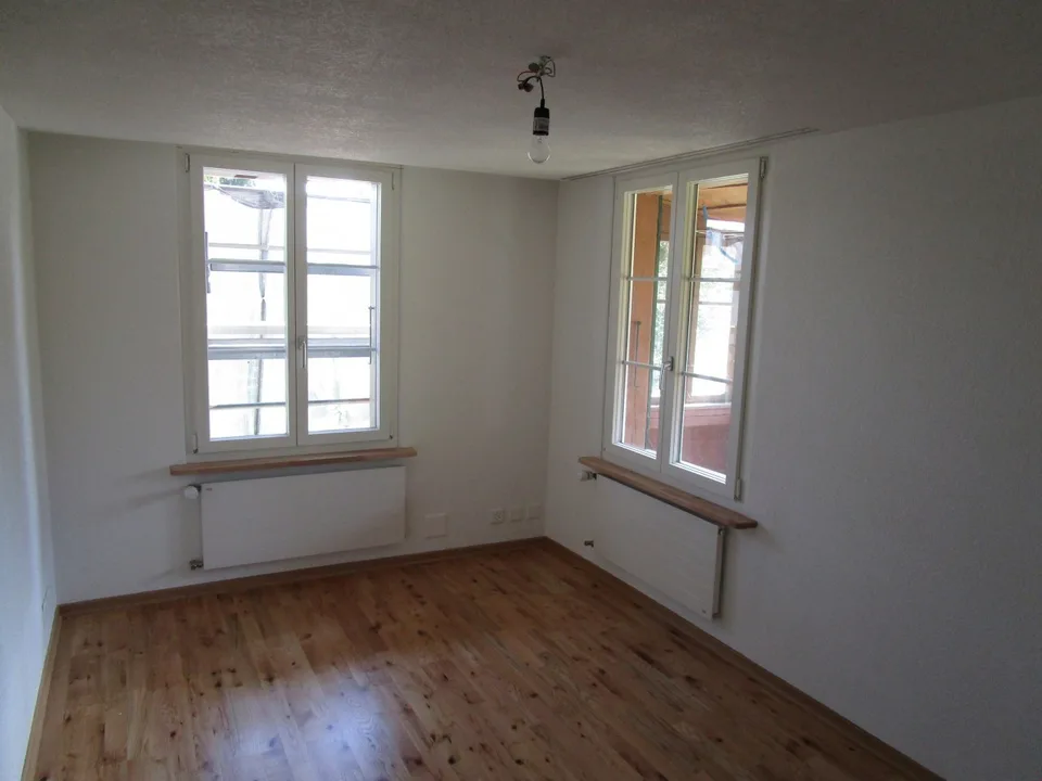 Hochwertig sanierte 3.5-Zimmer-Wohnung mit Bergsicht und Aussenbereich