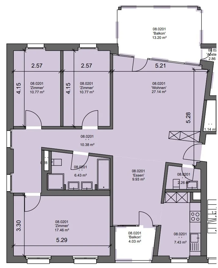 Your own laundry room, two balconies - Your new apartment?